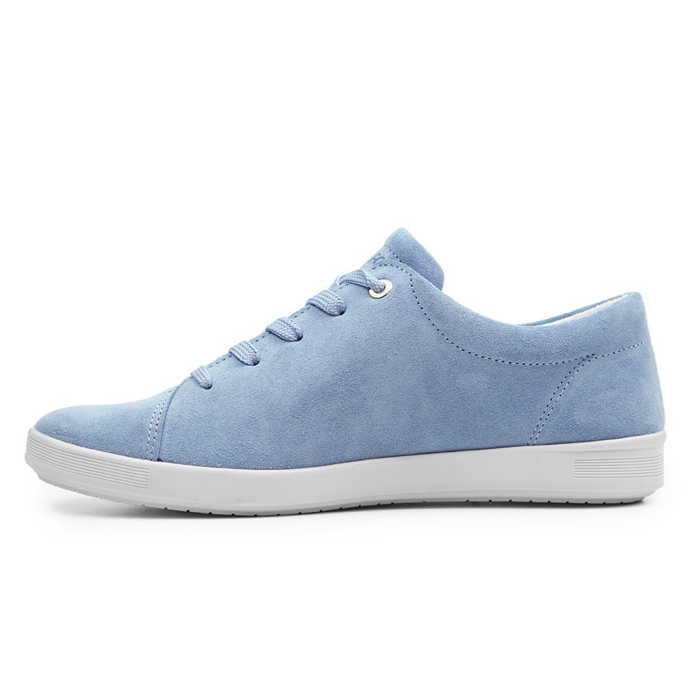 Produktbild 4 - Minfot Aveny Sneaker Suede Lyseblå
