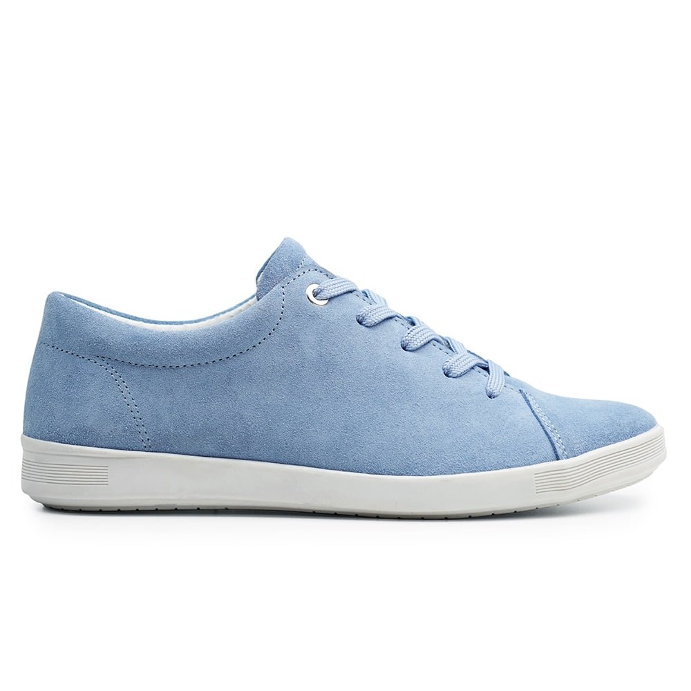Produktbild 3 - Minfot Aveny Sneaker Suede Lyseblå
