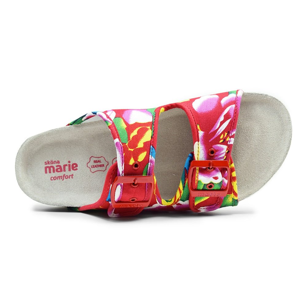 Produktbild 4 - Sköna Marie Sandaler Ellie Red Multi