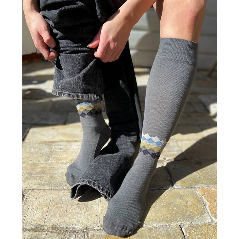 SupCare Støttestrømper Uld Bomuld Grå