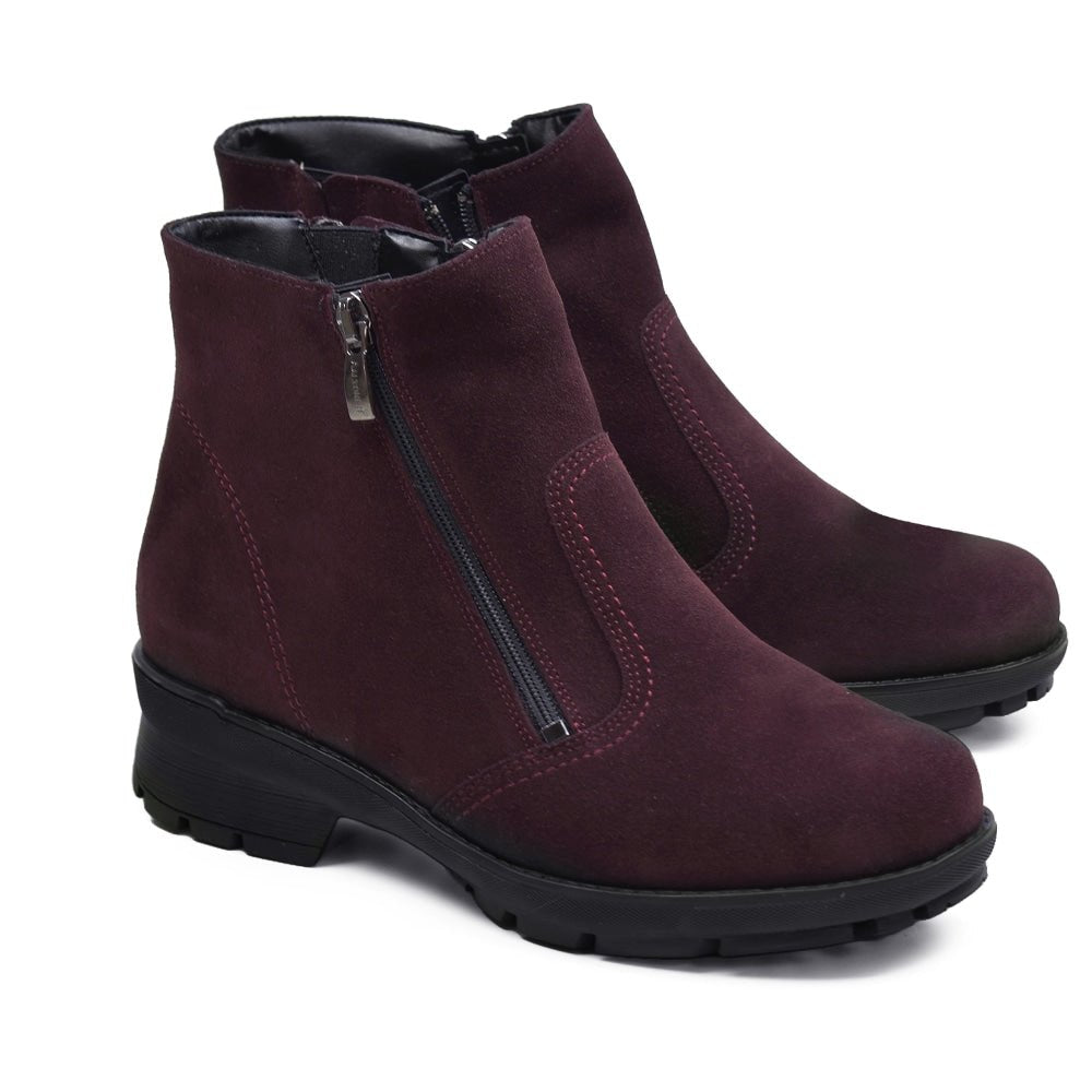 Produktbild 7 - Minfot Aaltonen Breda Boots Grip+ Vasa Mocka Ull Bordeaux