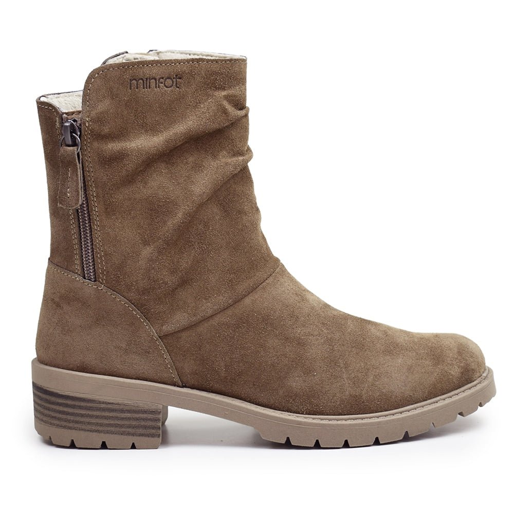Produktbild 3 - Minfot Jolie Boots med Gummiklack Zip Aquastop-TEX Stone