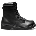 New Feet Mary Boots Snøring Lynlås Sort