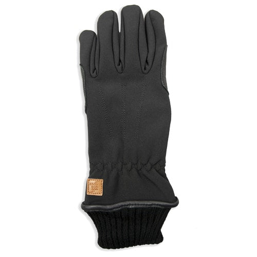 Börjesson Handsker Dame Soft Shell Læder Stensund Sort