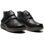 New Feet Albert Extra Brede Sko Stretch Velcro Sort