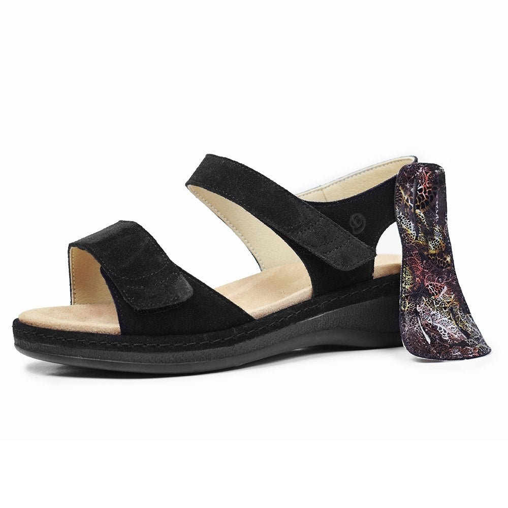 Produktbild 7 - Suave Extra Bred Sandal Black Tenn