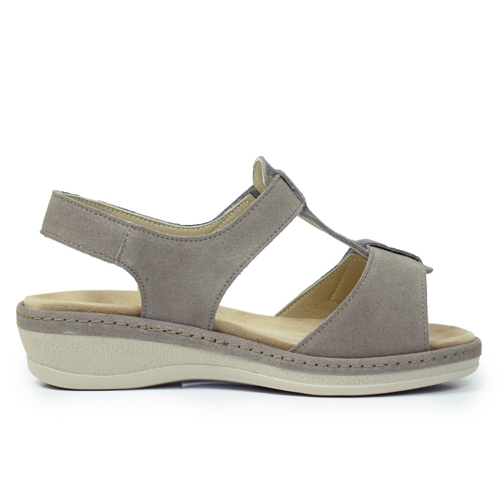 Produktbild 2 - Suave Extra Bred Sandal Beige Tenn
