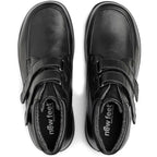New Feet Albert Extra Brede Sko Stretch Velcro Sort