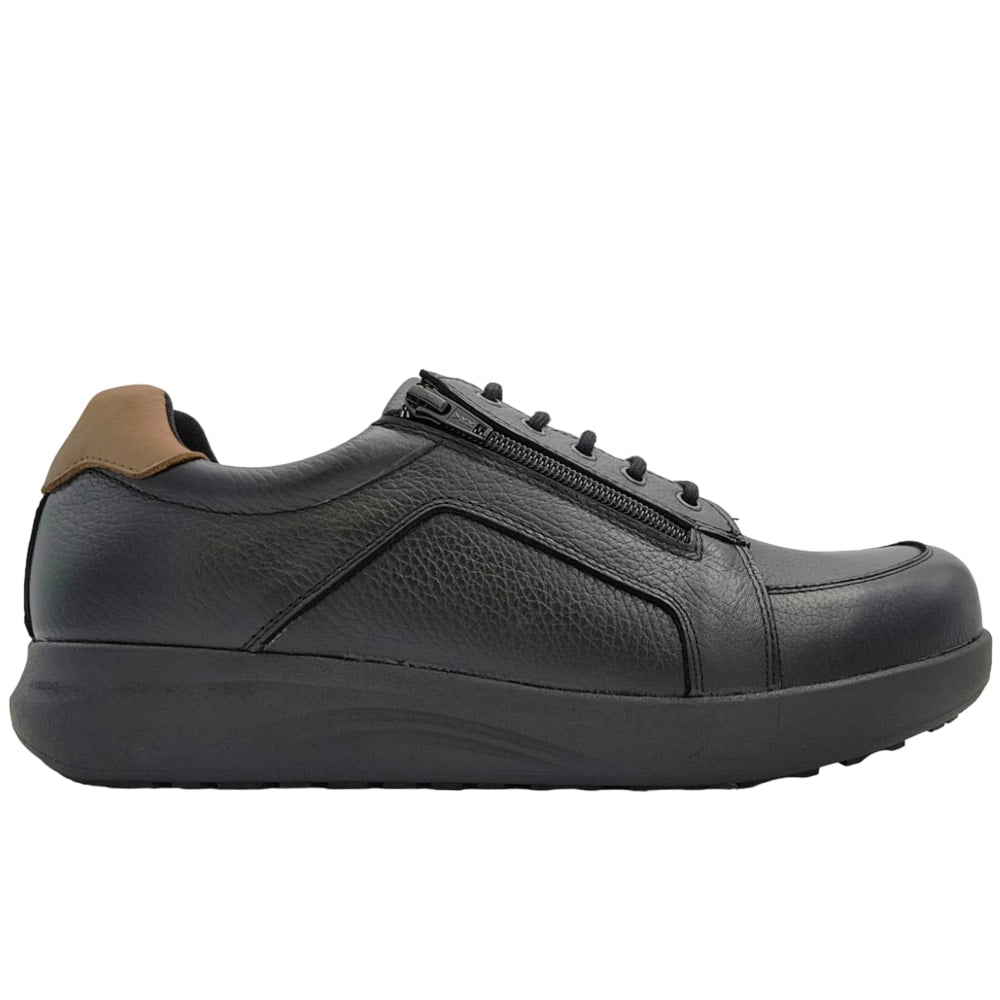 New Feet Magne Ekstra Breda Herrresko, Sort