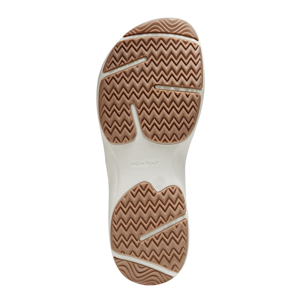 Produktbild 5 - New Feet Mille Extra Breda Sandaler Kardborre Dam Brun