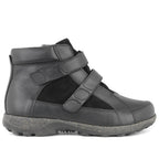 New Feet Yvette Extra Brede Sko Dame Stretch Velcro Sort
