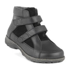 New Feet Yvette Extra Brede Sko Dame Stretch Velcro Sort
