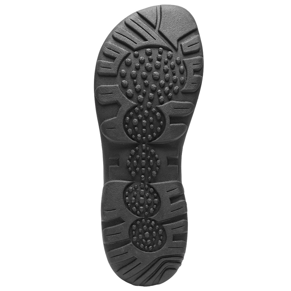 Produktbild 3 - New Feet Yvette Extra Brede Sko Dame Orthostretch Velcro Sort