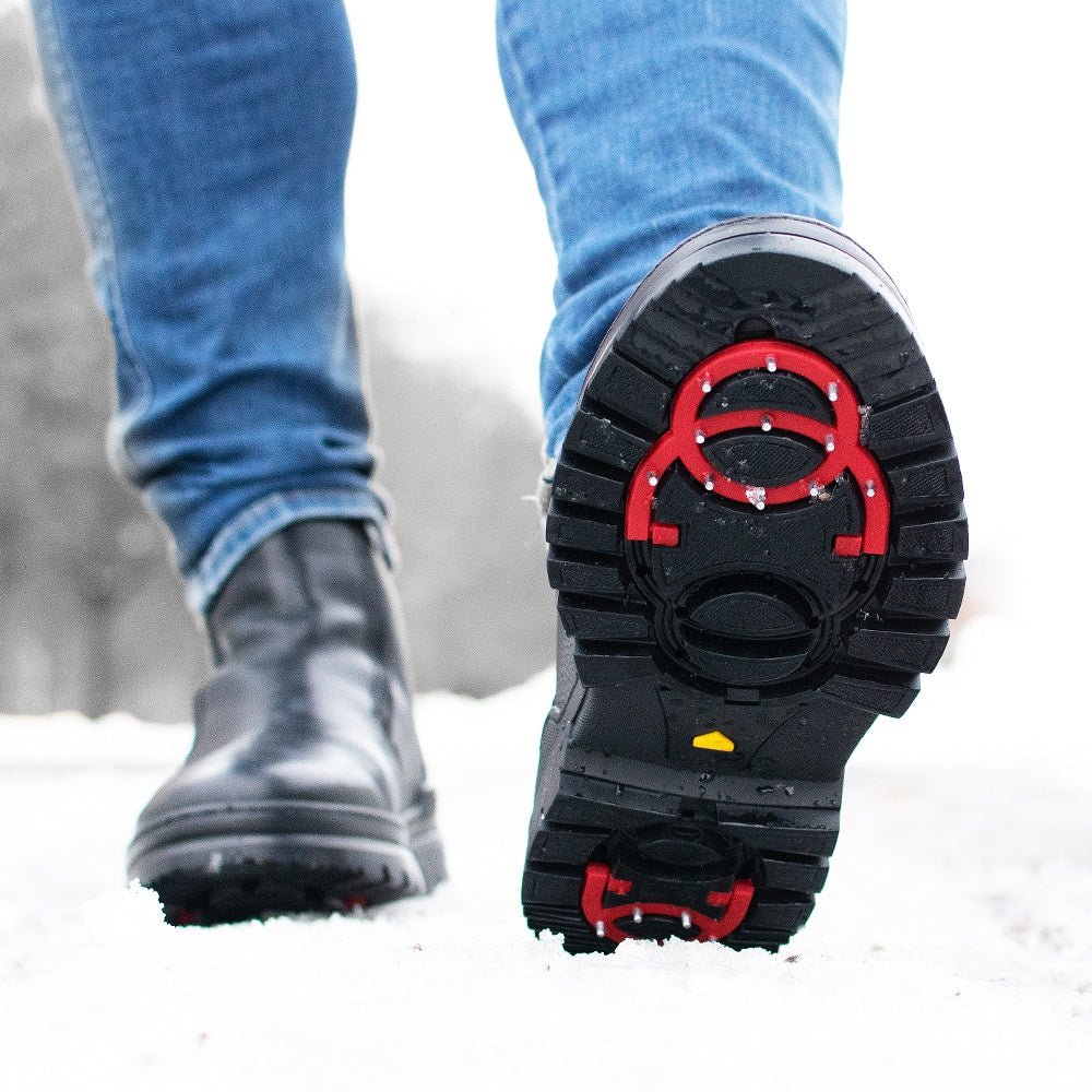 Minfot Piggsko Kalix Læder Uld Sort