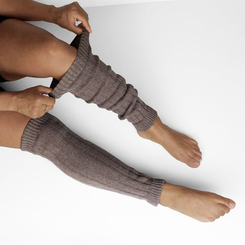 Minfot Benvarmere Uld Brun Melange 1-pak