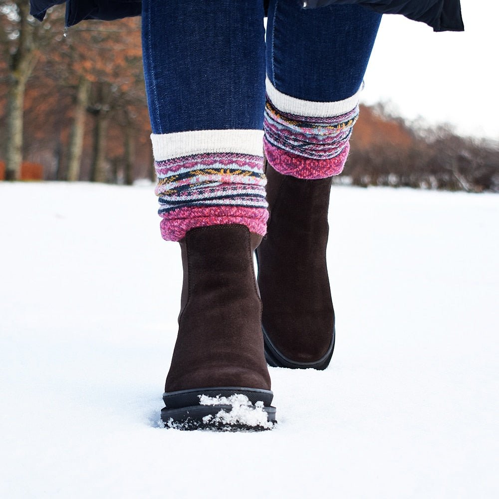 Minfot Chelsea Boots Oslo Ruskind Mørkebrun