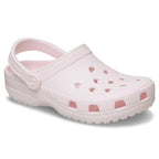Crocs Classic Clog Hearts Cut Out Bubble Ice