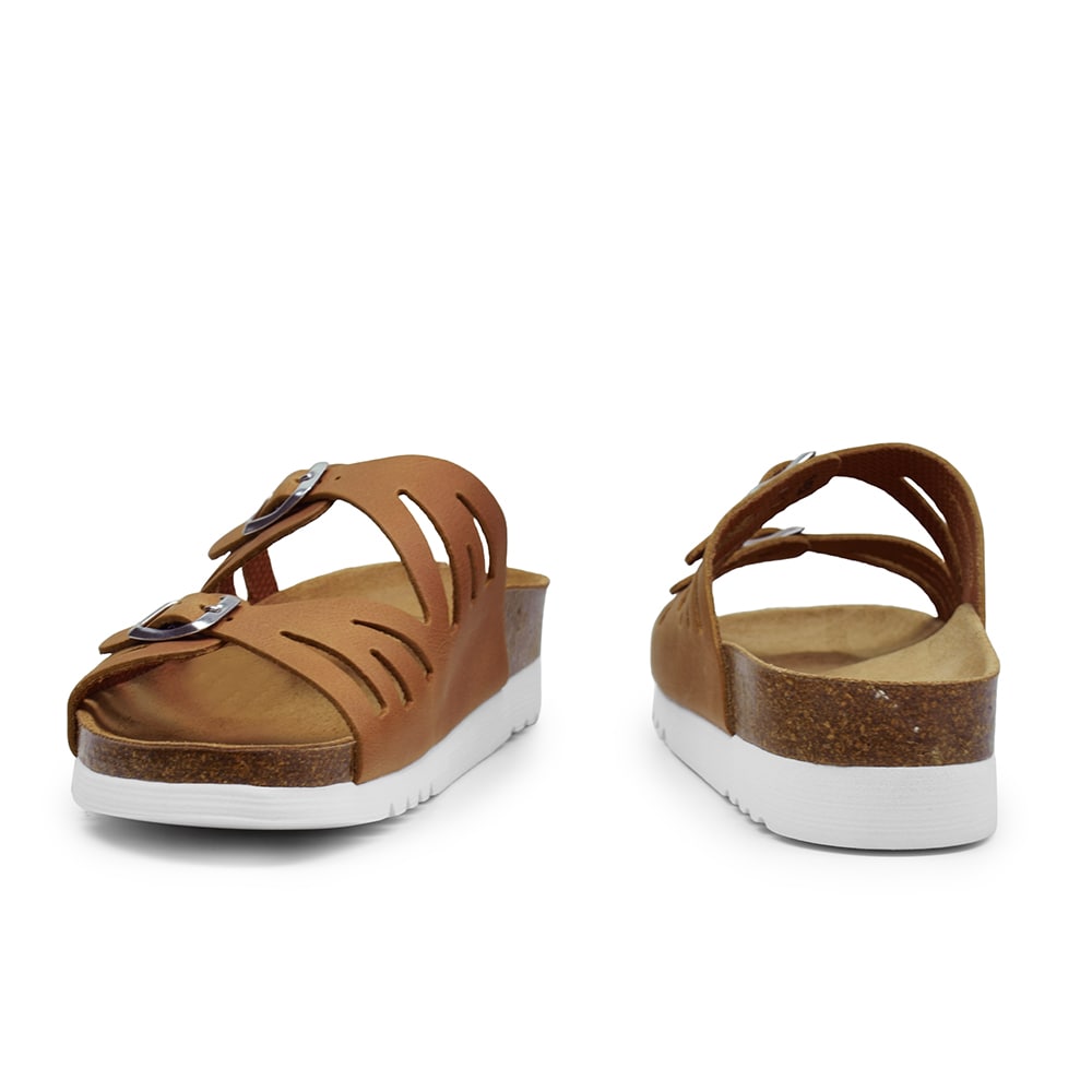 Scholl Sandal Dame Ystad Cognac