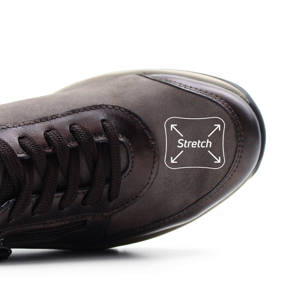 Produktbild 4 - Minfot Vei Sneaker Stretch Nubuck Taupe Oxid