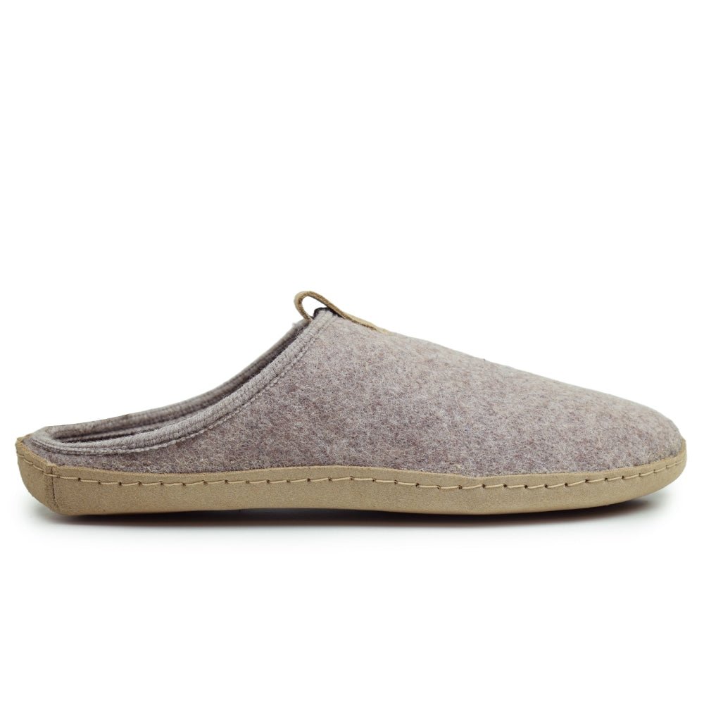 Minfot Cabin Hjemmesko Uld Unisex Brun