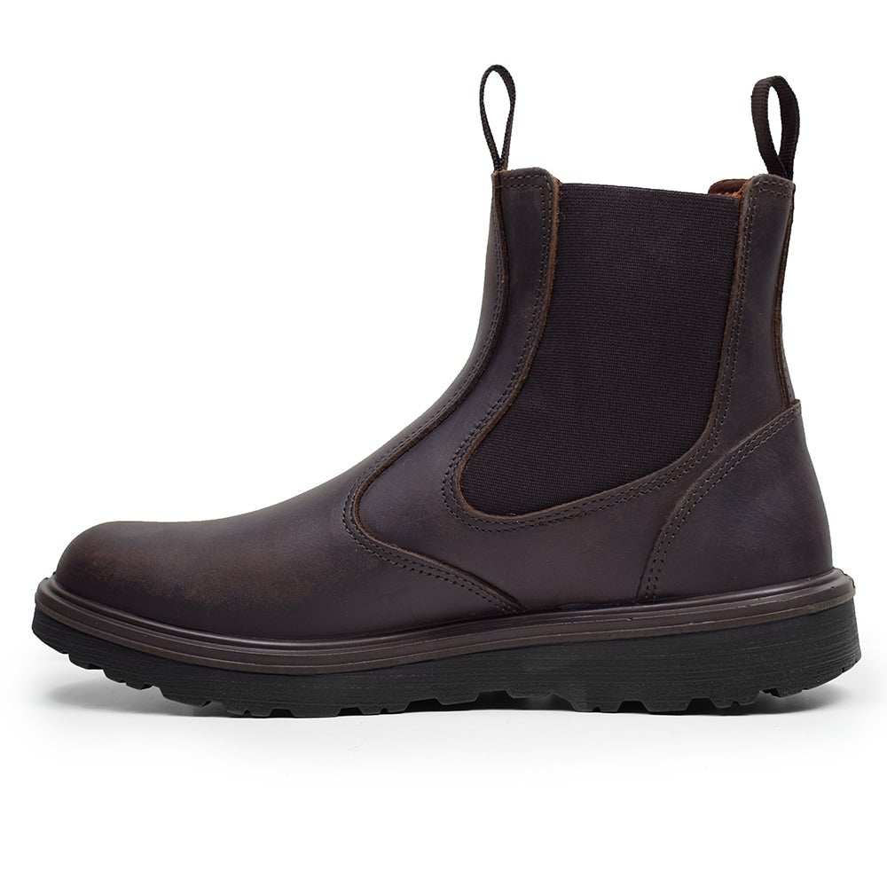 Produktbild 4 - Grisport Komfort Chelsea Boots Gritex Mörkbrun