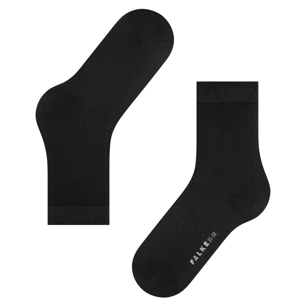 Falke Cotton Touch Strømper Dame Sort 1-pak