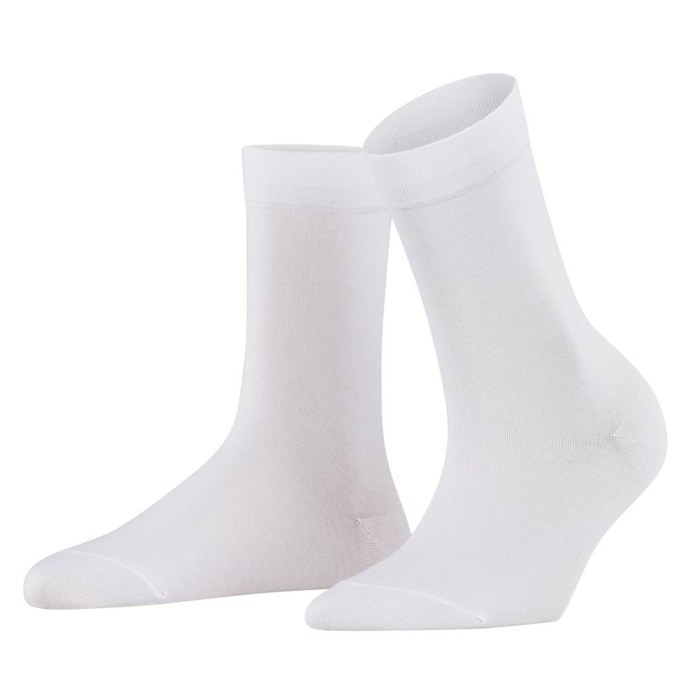 Falke Cotton Touch Strømper Dame Hvid 1-pak