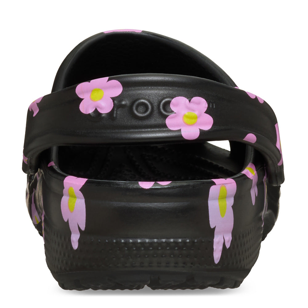 Produktbild 5 - Crocs Classic Flower Clog Unisex Black