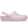 Crocs Classic Clog Floral Cut Out Pink Milk