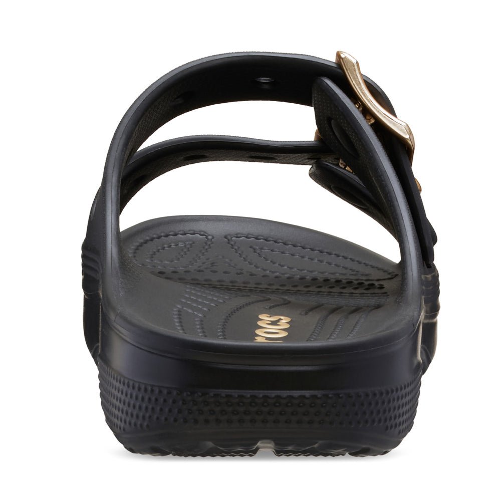 Crocs Saturday Sandaler Metallic Buckle Dame Sort