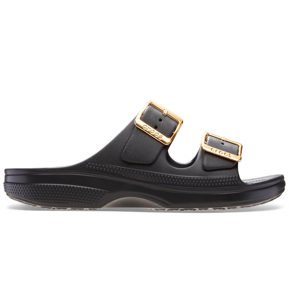 Crocs Saturday Sandaler Metallic Buckle Dame Sort