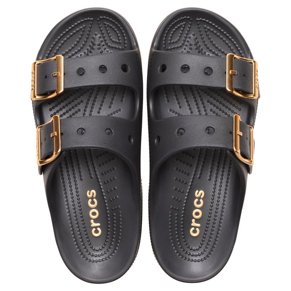 Crocs Saturday Sandaler Metallic Buckle Dame Sort