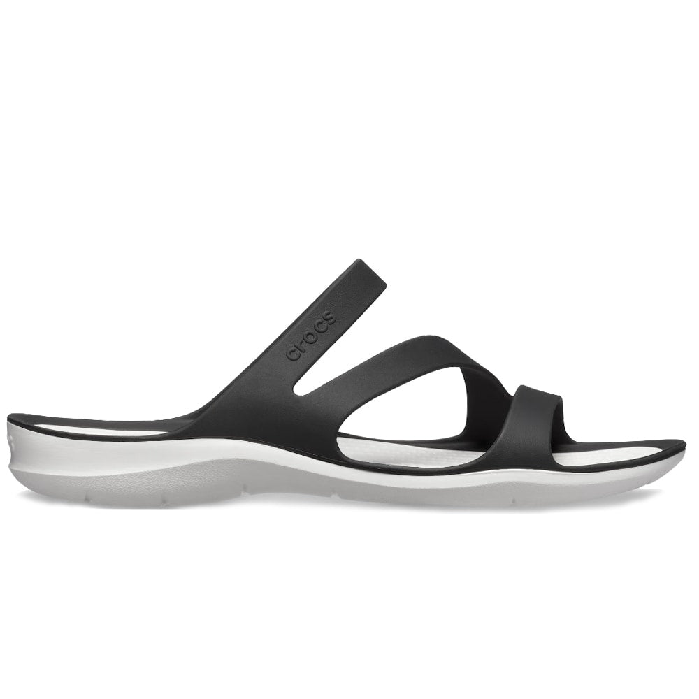 Crocs Womens Swiftwater Sandal Black White