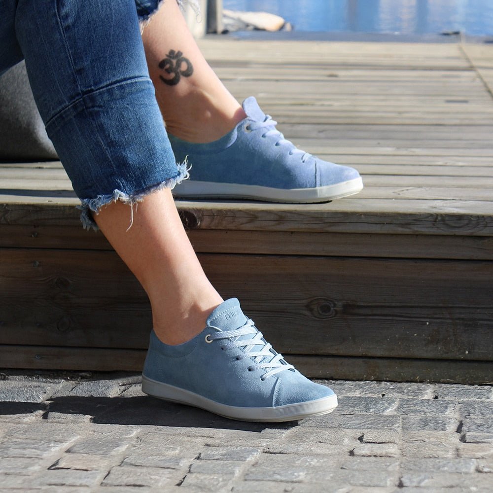 Produktbild 11 - Minfot Aveny Sneaker Suede Lyseblå