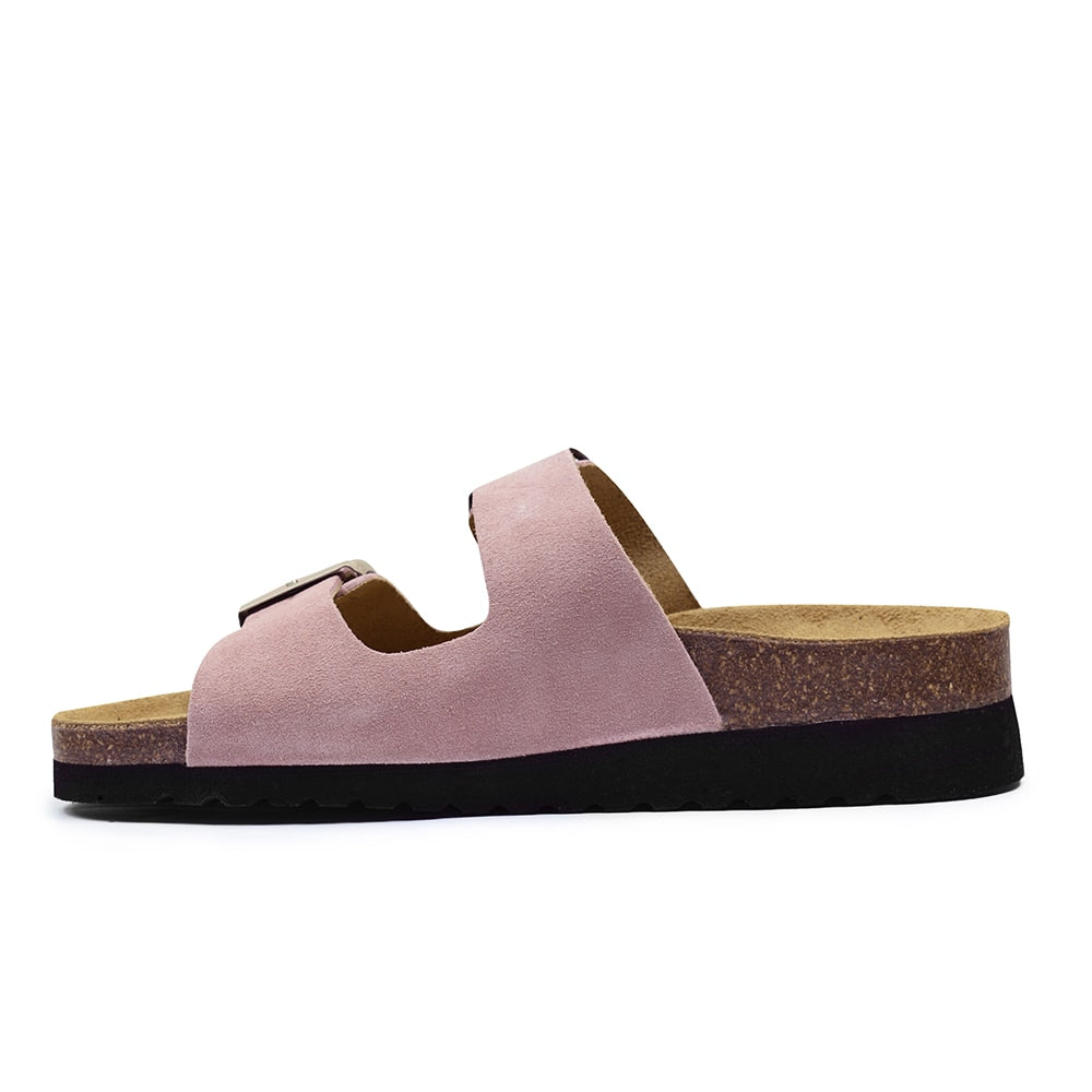 Minfot Sandaler Blød Bio Moa Ruskind Lyserød