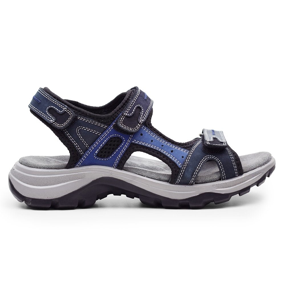 Minfot Sandaler Sandhamn Dame Nubuck Ocean Blue