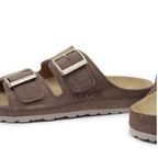 Minfot Sandaler Voss Dame Ruskind Taupe