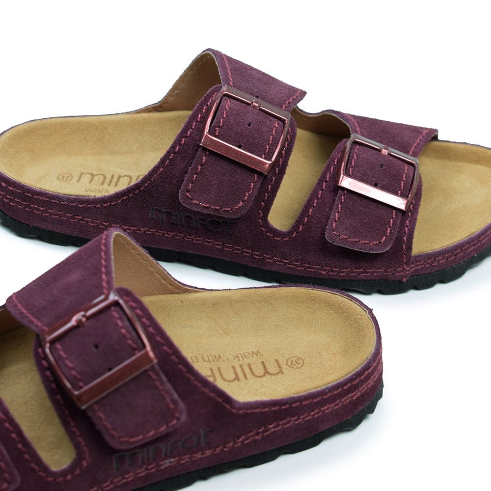 Minfot Sandaler Voss Ruskind Bourgogne