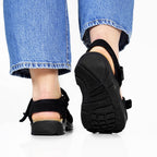 Minfot Flex Sandaler Unisex Ruskind Sort 