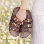 Minfot Upstep Lux Sandaler Dame Brun