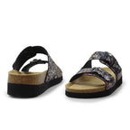 Minfot Sandaler Blød Bio Tropical Flowers Sort