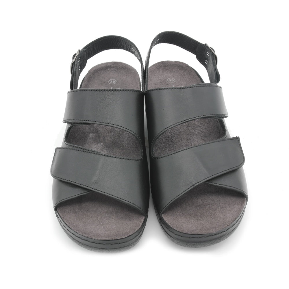 Produktbild 2 - Embla Hälsoskor Sandaler Mimmi Svart ergoflex/hälrem