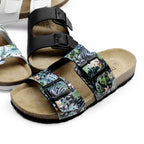 Minfot Softstep Sandaler Dame Biosandal 2-remme Tropical Glow Sort