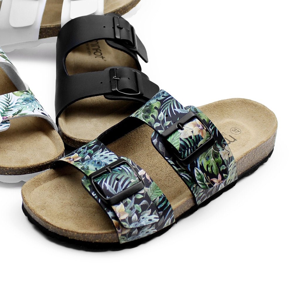 Produktbild 9 - Minfot Sandaler Softstep Tropical Glow Svart
