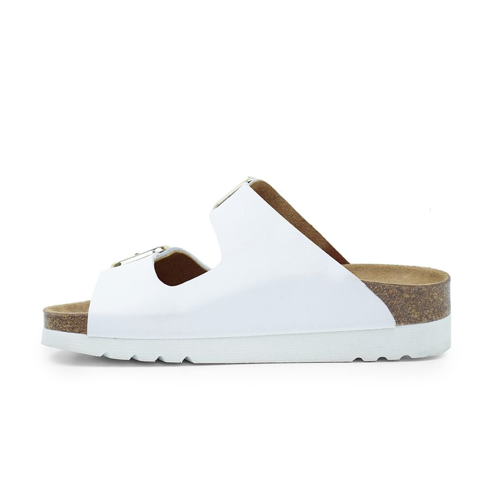 Scholl Sandaler Adapta Ilary Dame Leather Hvid