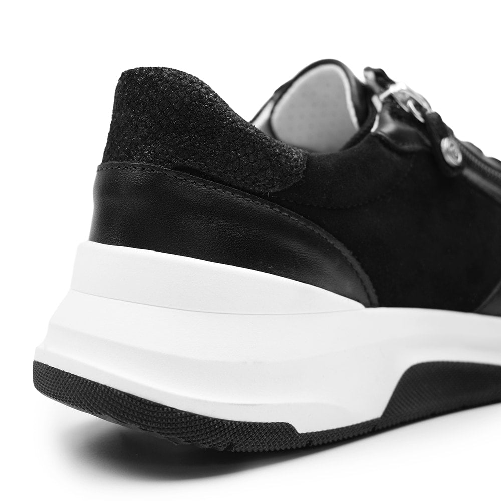 Minfot Sneaker Softrole Lux Stretch Sort