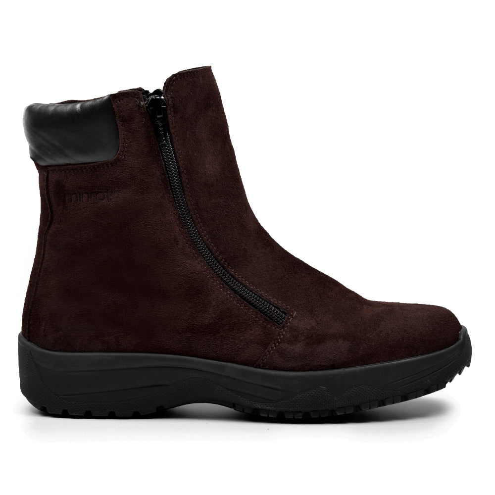 Minfot Pigsko Boden Ruskind Uld Brun