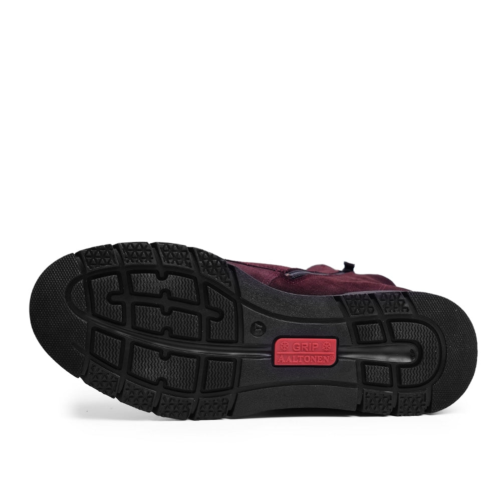Minfot Aaltonen Vinterstøvler Grip+ Kiitos Ruskind Uld Bordeaux