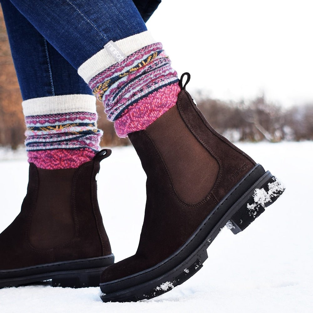 Minfot Uldstrømper Mys Multi 2-pack