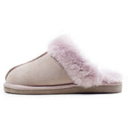 Minfot Hjemmesko Fåreskind Slip-on Duved med sål Rosa